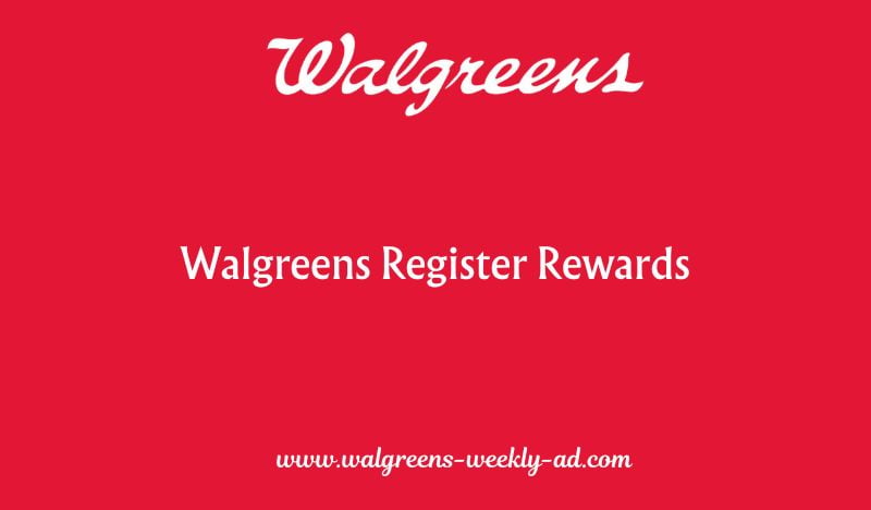 Walgreens Register Rewards